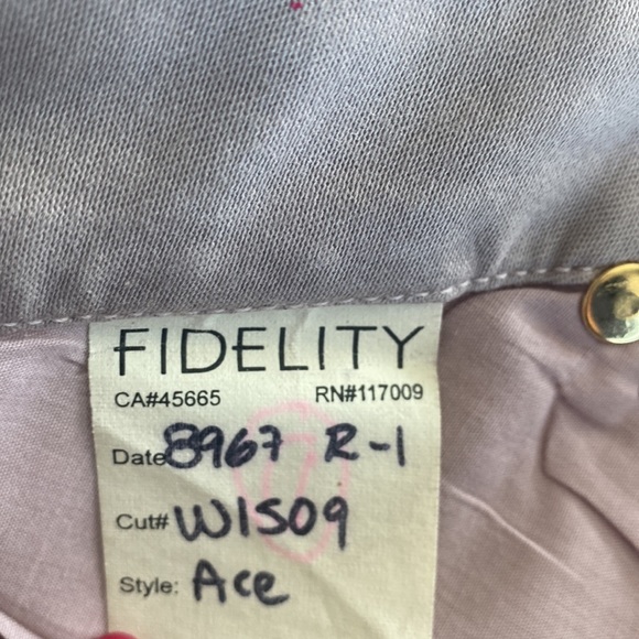 Fidelity Copper Coated Stretch Denim, Prototype, NWT - Picture 7 of 11